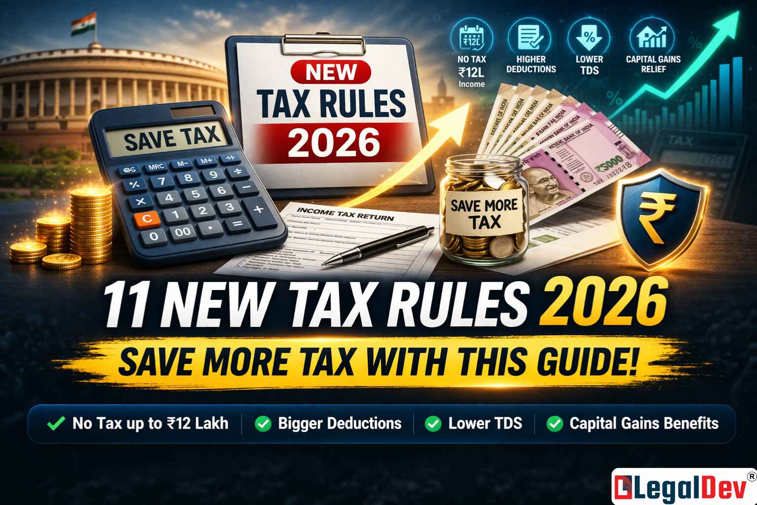 New Income Tax Rules 2026: 11 Big Changes That Apply From April 1